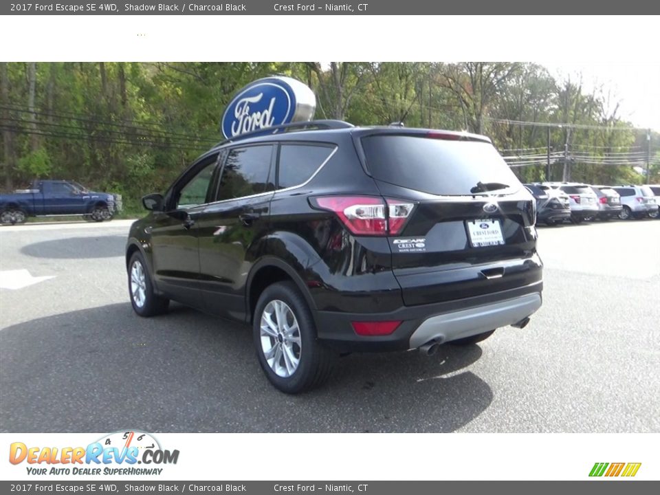 2017 Ford Escape SE 4WD Shadow Black / Charcoal Black Photo #5