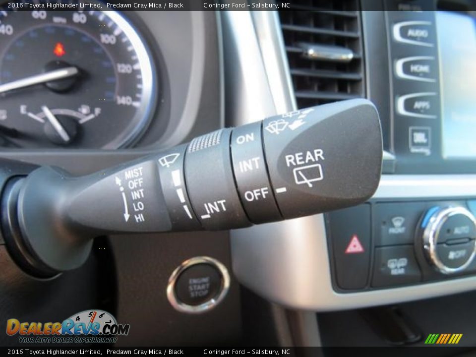 2016 Toyota Highlander Limited Predawn Gray Mica / Black Photo #18