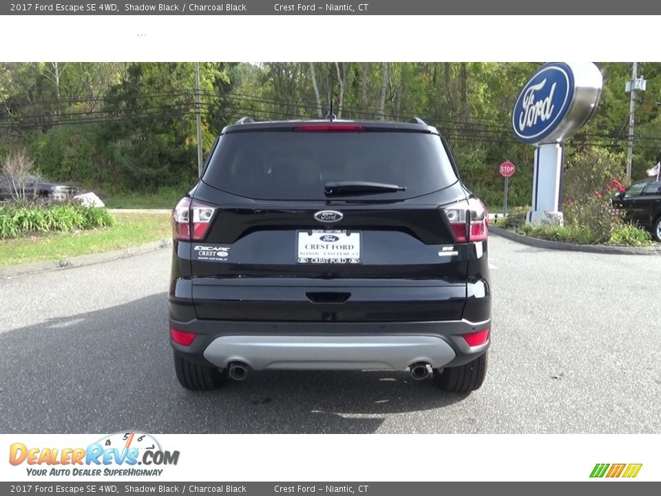 2017 Ford Escape SE 4WD Shadow Black / Charcoal Black Photo #6