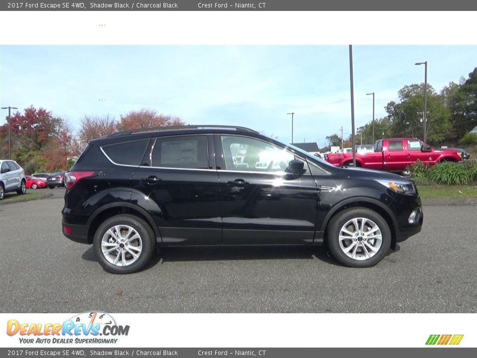 2017 Ford Escape SE 4WD Shadow Black / Charcoal Black Photo #8