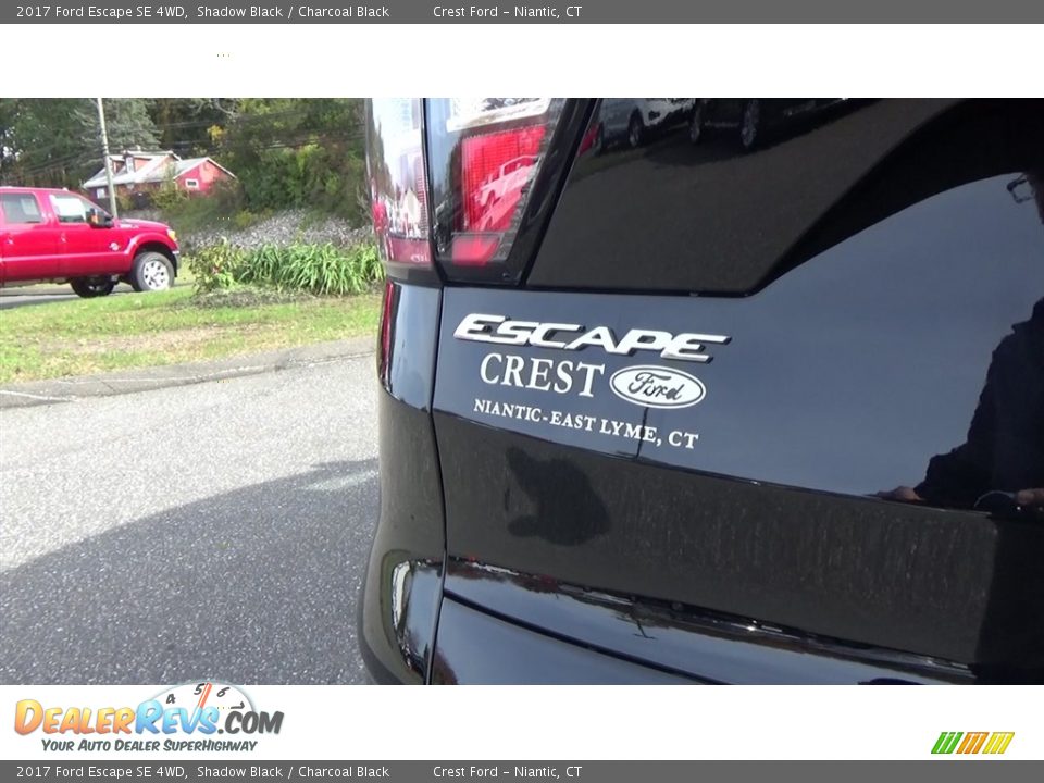 2017 Ford Escape SE 4WD Shadow Black / Charcoal Black Photo #10