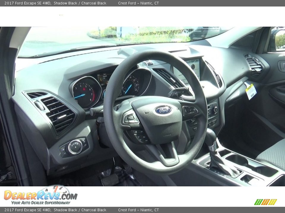 2017 Ford Escape SE 4WD Shadow Black / Charcoal Black Photo #11
