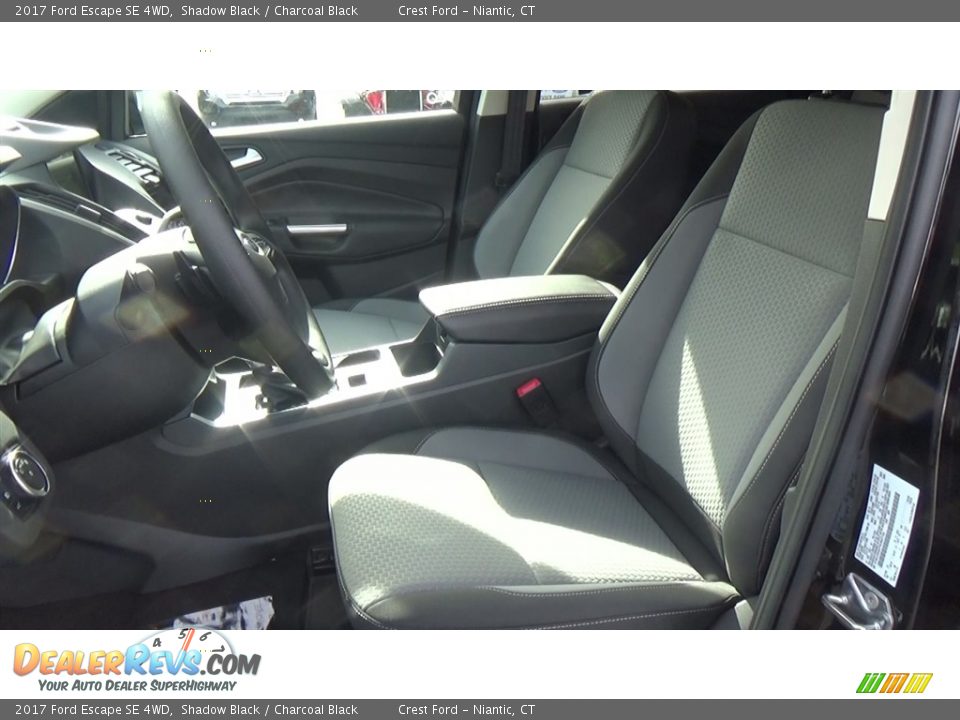 2017 Ford Escape SE 4WD Shadow Black / Charcoal Black Photo #12