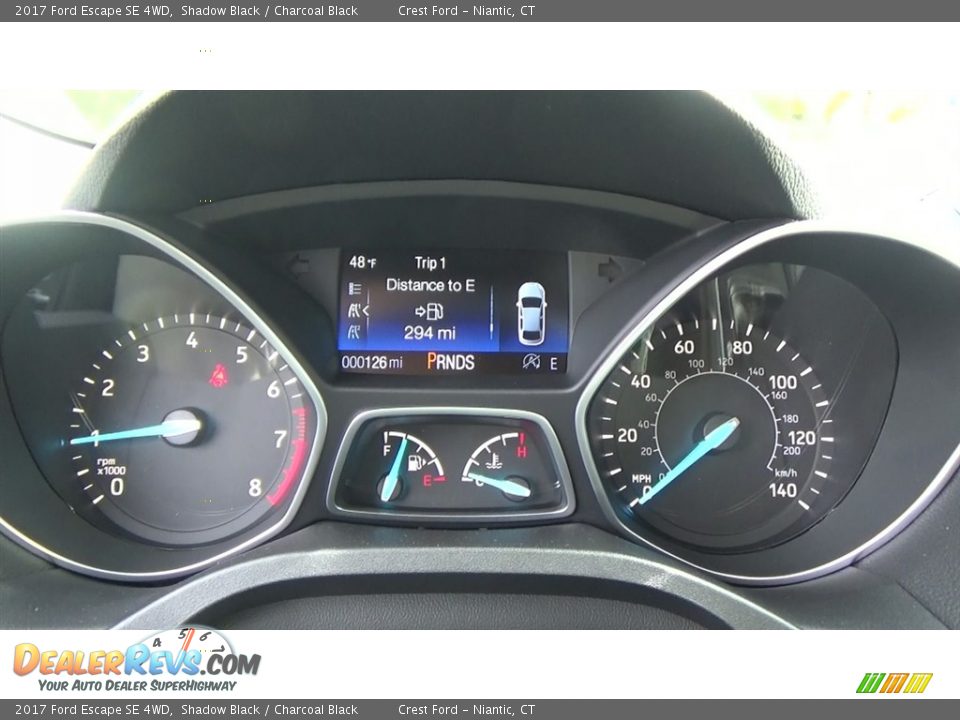 2017 Ford Escape SE 4WD Shadow Black / Charcoal Black Photo #14