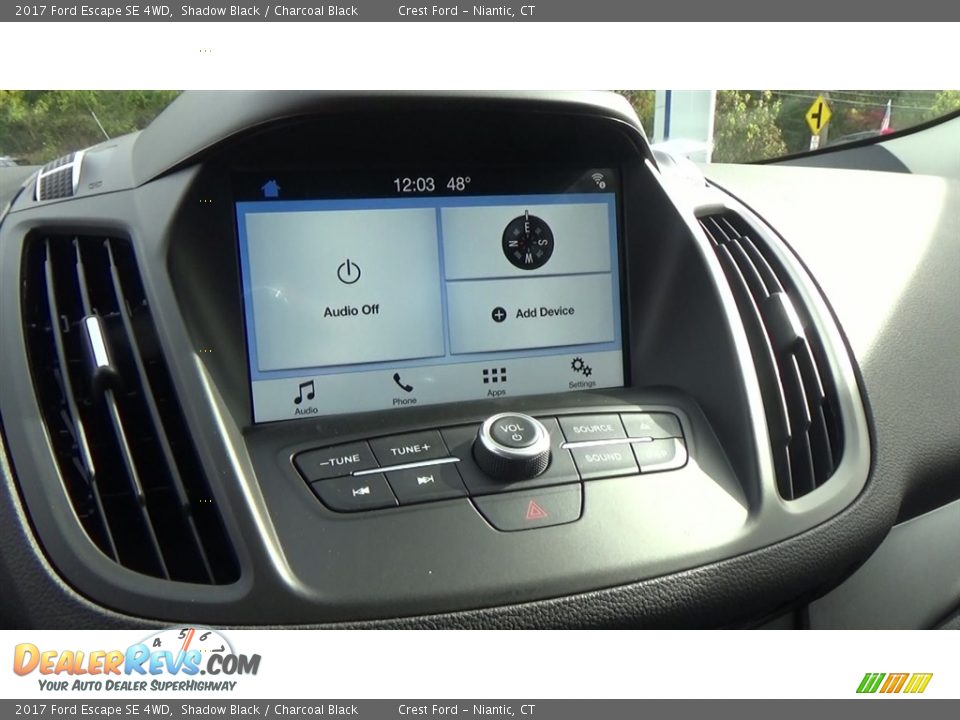 2017 Ford Escape SE 4WD Shadow Black / Charcoal Black Photo #15