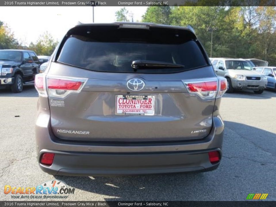 2016 Toyota Highlander Limited Predawn Gray Mica / Black Photo #29