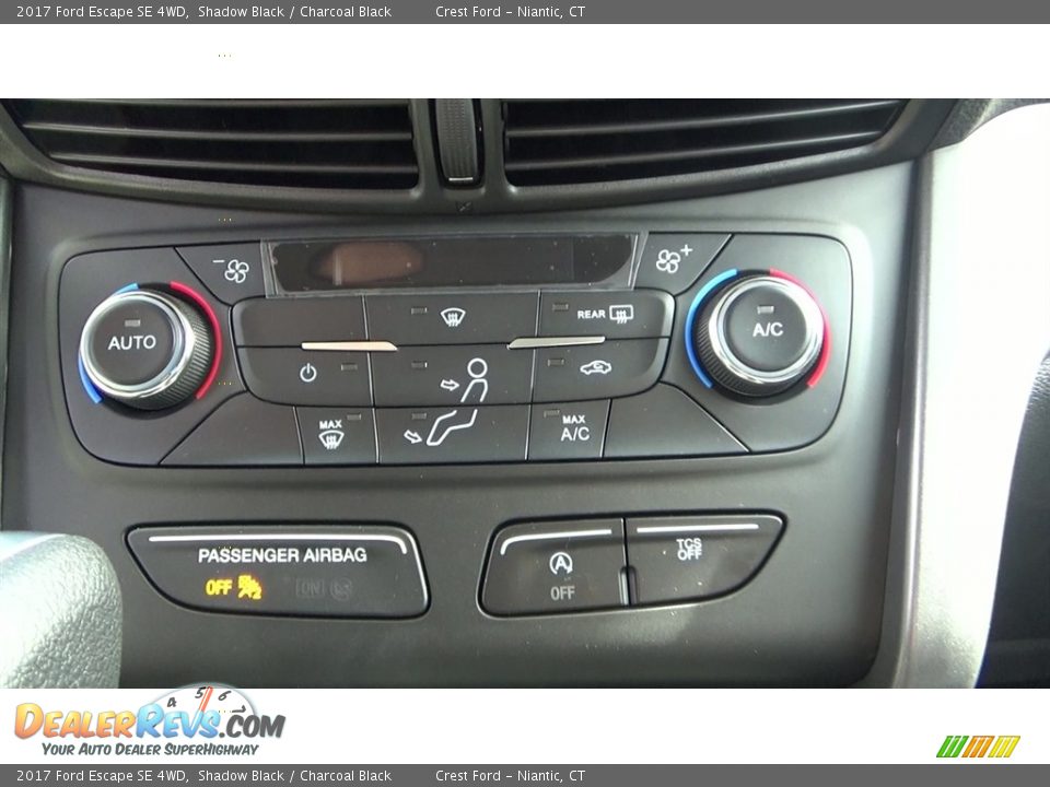 2017 Ford Escape SE 4WD Shadow Black / Charcoal Black Photo #16