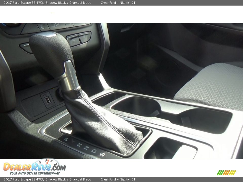 2017 Ford Escape SE 4WD Shadow Black / Charcoal Black Photo #17