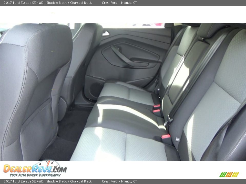 2017 Ford Escape SE 4WD Shadow Black / Charcoal Black Photo #18