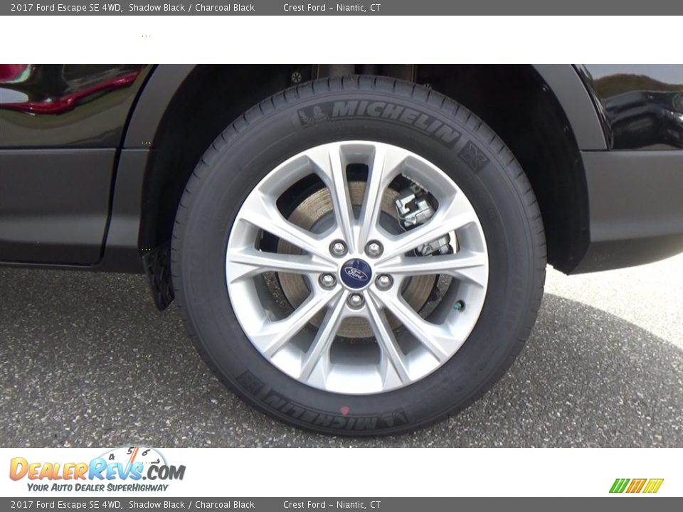2017 Ford Escape SE 4WD Shadow Black / Charcoal Black Photo #20
