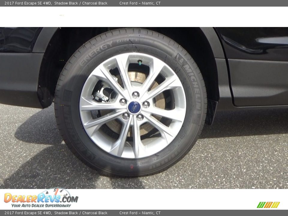 2017 Ford Escape SE 4WD Shadow Black / Charcoal Black Photo #22
