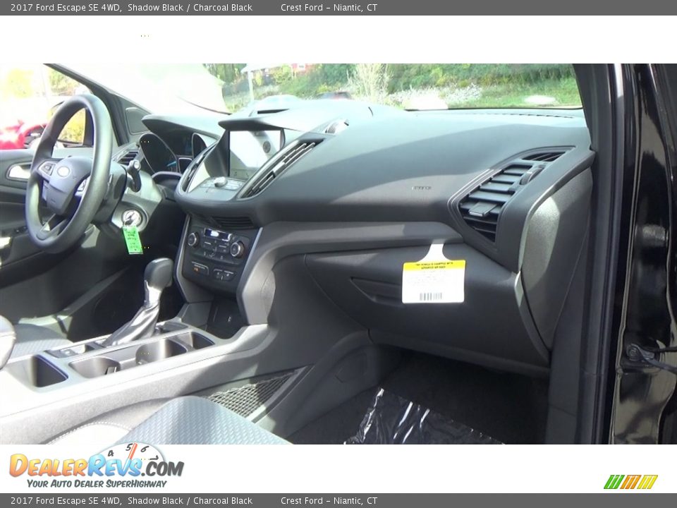 2017 Ford Escape SE 4WD Shadow Black / Charcoal Black Photo #25
