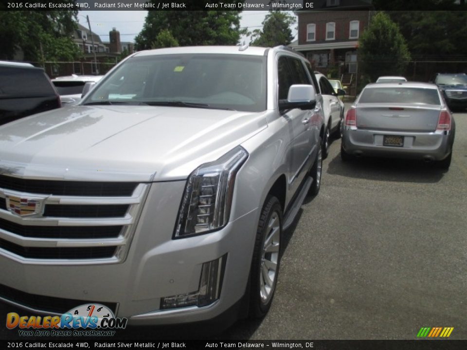 2016 Cadillac Escalade 4WD Radiant Silver Metallic / Jet Black Photo #3