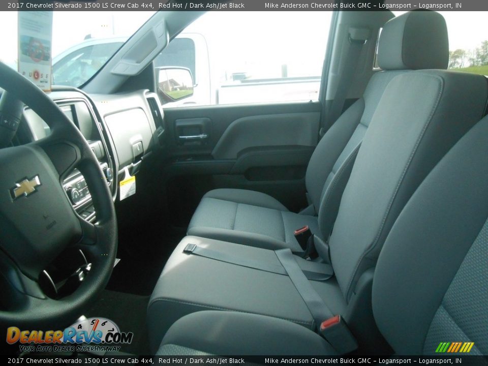 2017 Chevrolet Silverado 1500 LS Crew Cab 4x4 Red Hot / Dark Ash/Jet Black Photo #6