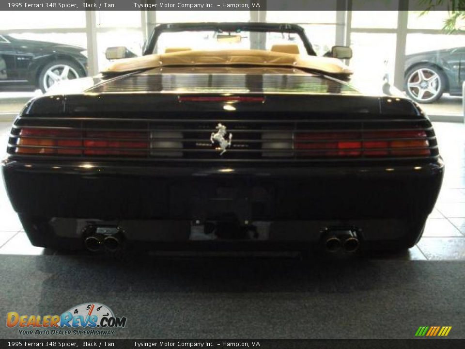 1995 Ferrari 348 Spider Black / Tan Photo #4