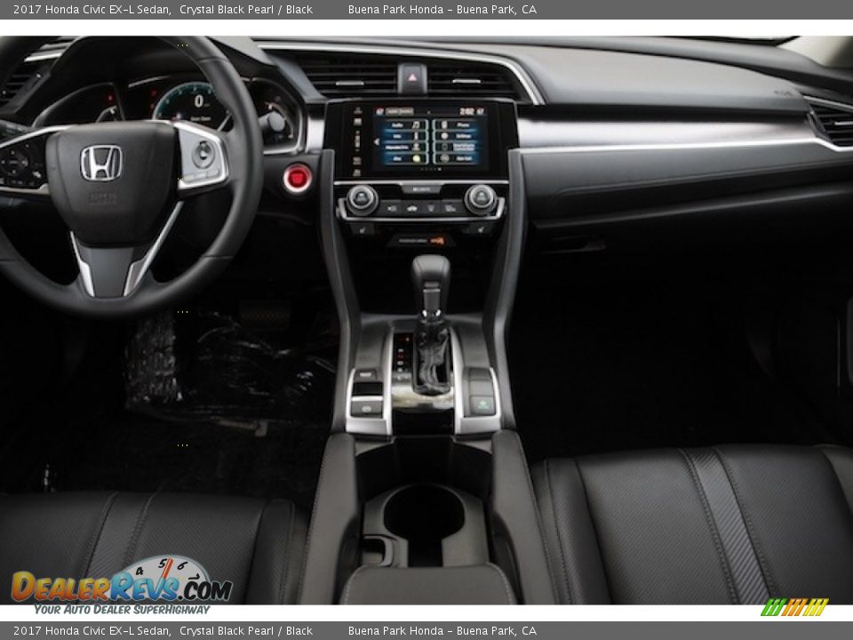 Dashboard of 2017 Honda Civic EX-L Sedan Photo #13