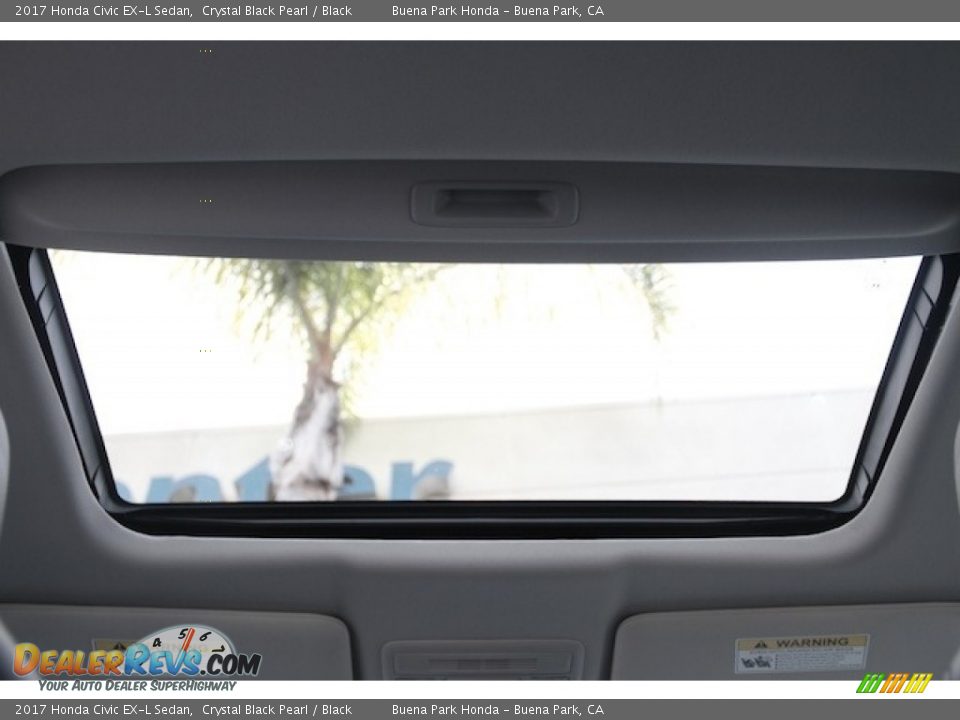 Sunroof of 2017 Honda Civic EX-L Sedan Photo #14