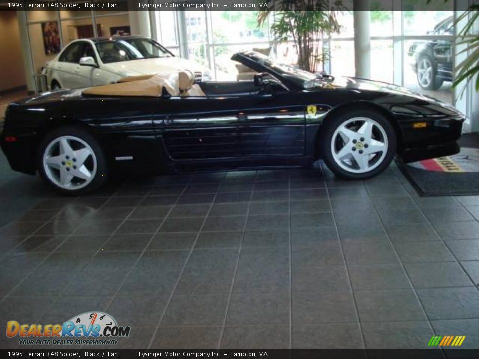 1995 Ferrari 348 Spider Black / Tan Photo #6