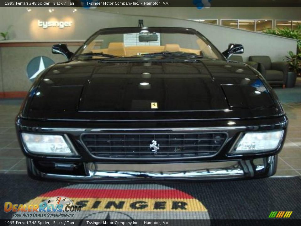 1995 Ferrari 348 Spider Black / Tan Photo #7