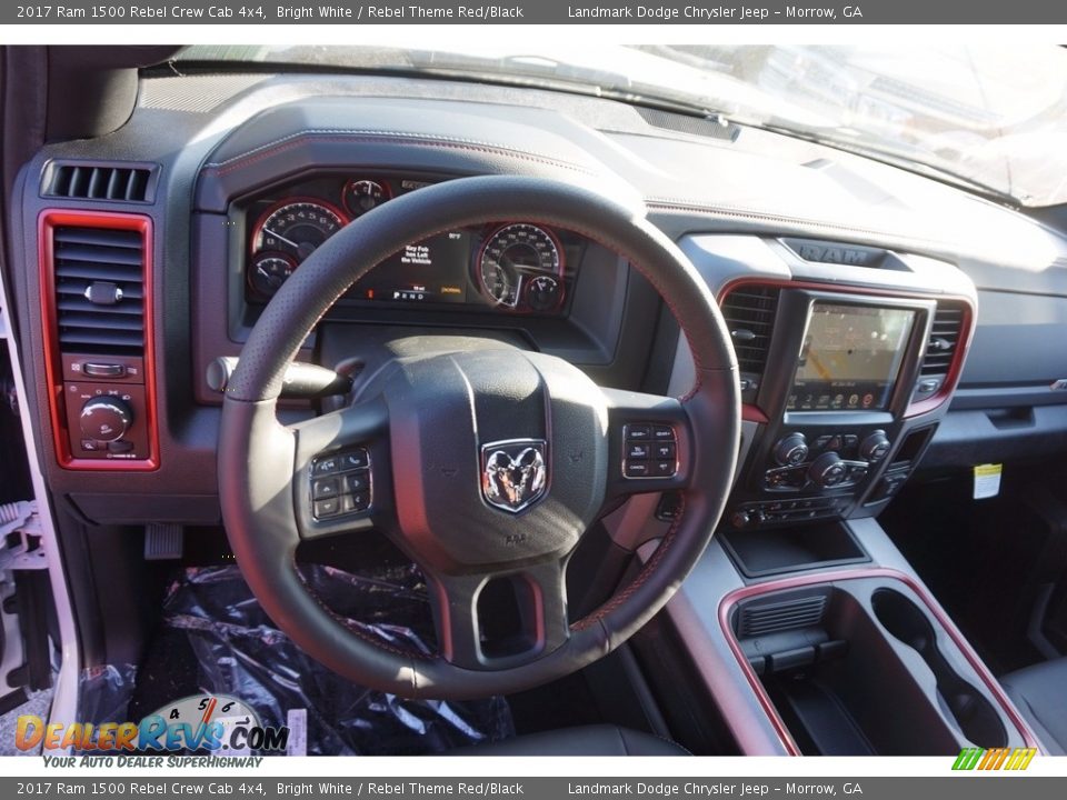 Dashboard of 2017 Ram 1500 Rebel Crew Cab 4x4 Photo #7