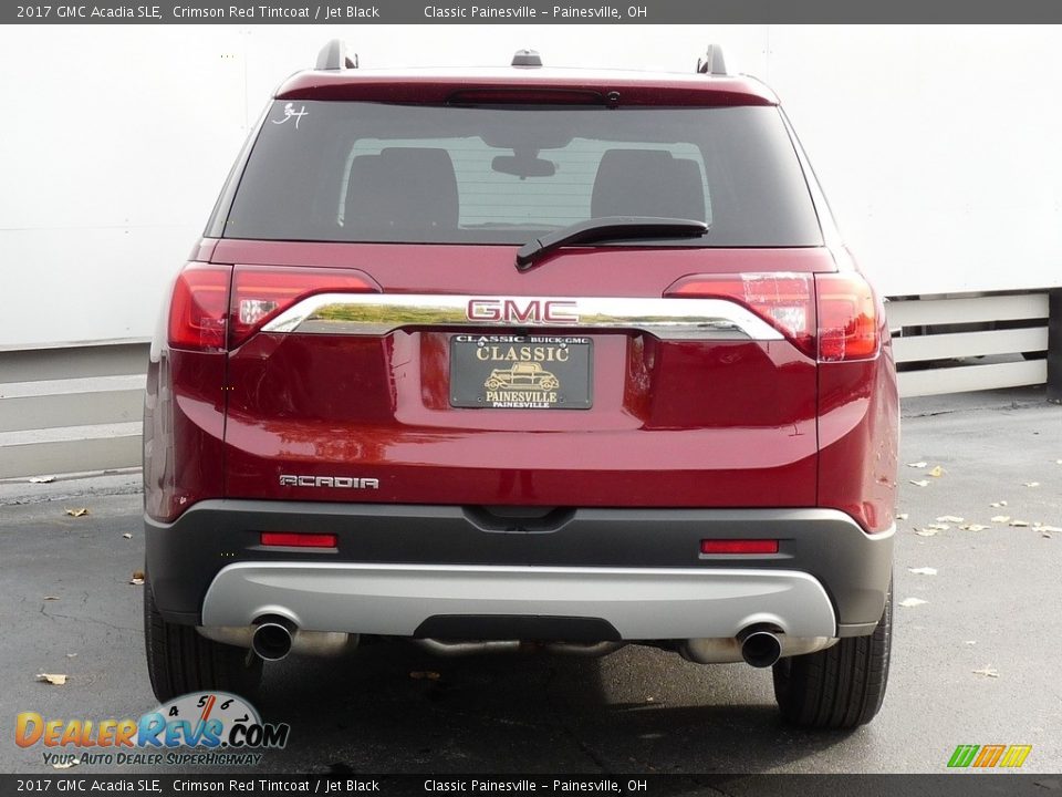 2017 GMC Acadia SLE Crimson Red Tintcoat / Jet Black Photo #3