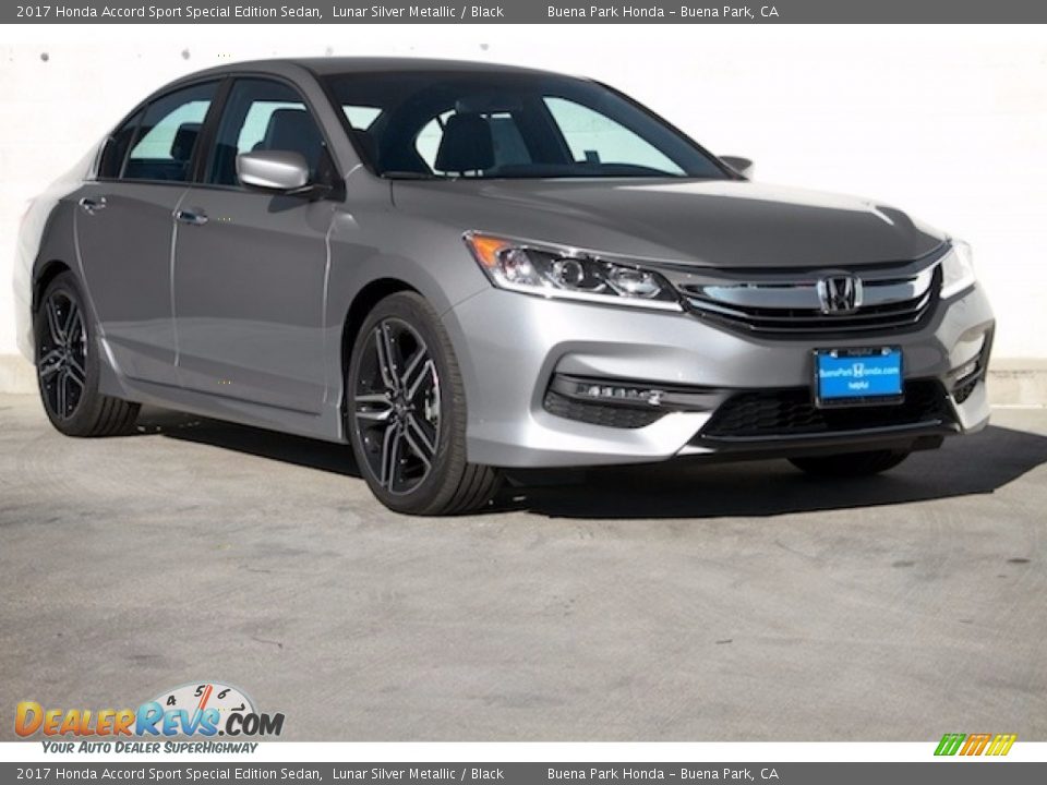 2017 Honda Accord Sport Special Edition Sedan Lunar Silver Metallic / Black Photo #1