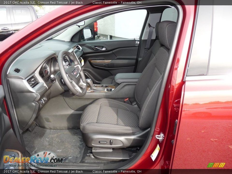 Jet Black Interior - 2017 GMC Acadia SLE Photo #6