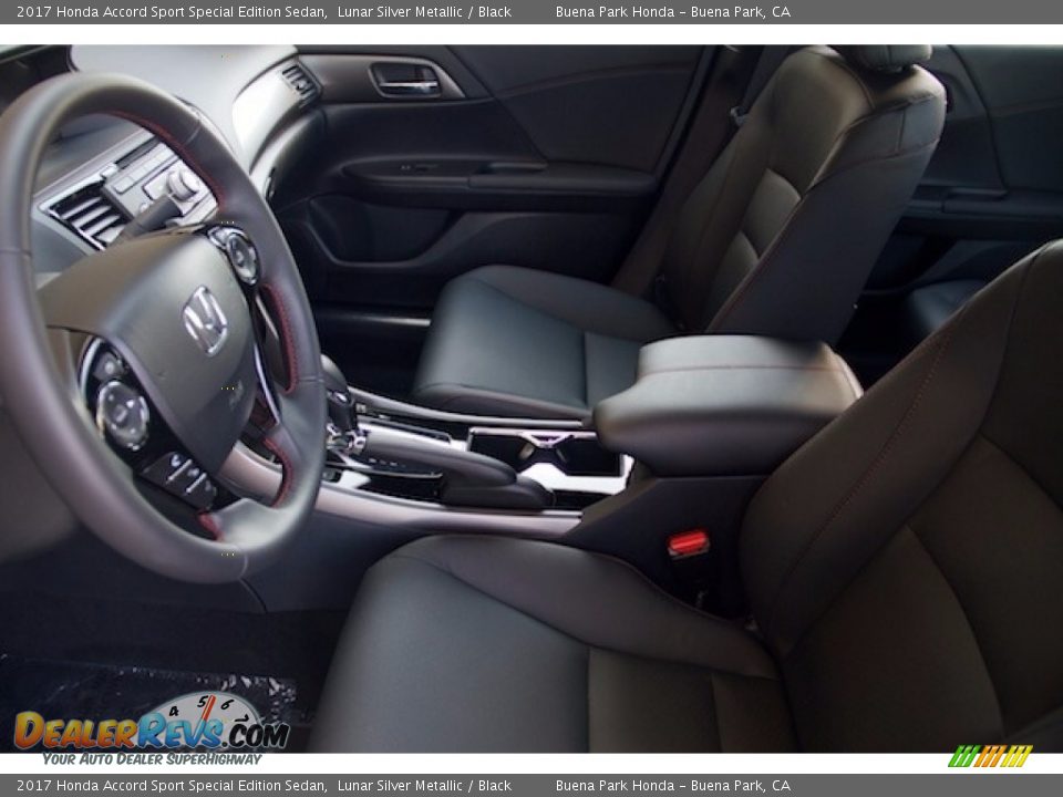 2017 Honda Accord Sport Special Edition Sedan Lunar Silver Metallic / Black Photo #8