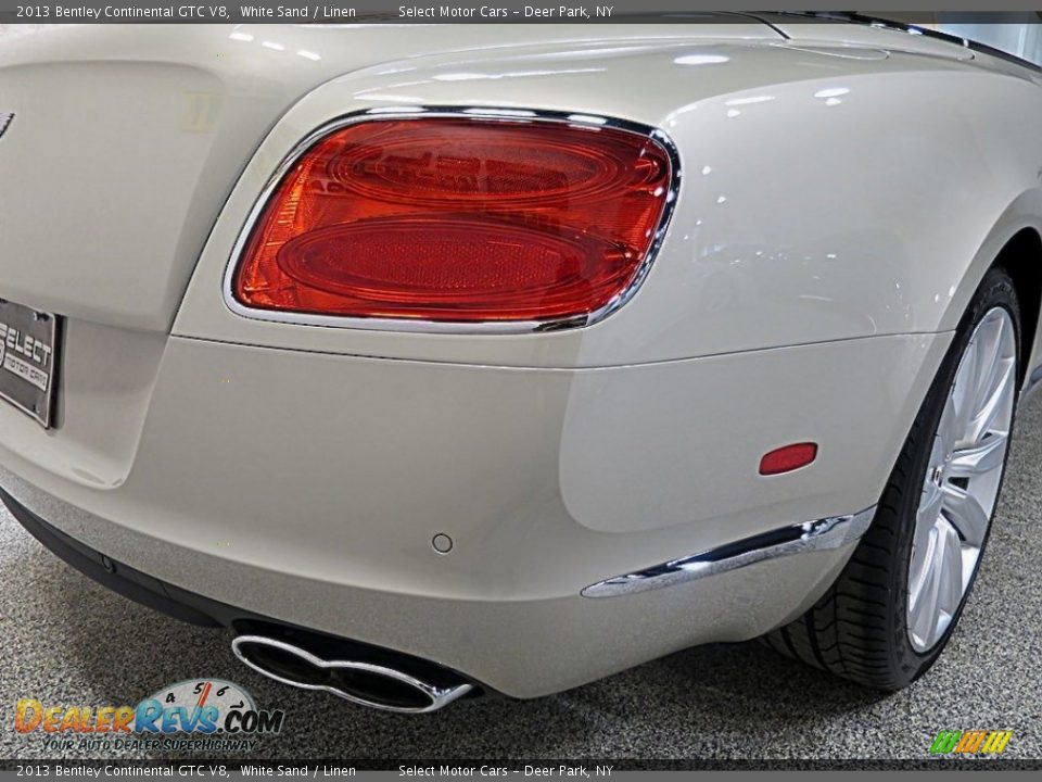 2013 Bentley Continental GTC V8 White Sand / Linen Photo #11