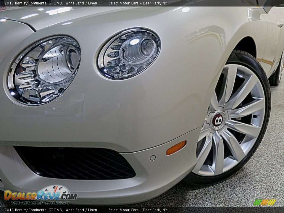 2013 Bentley Continental GTC V8 White Sand / Linen Photo #12