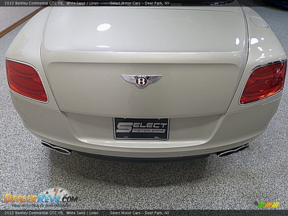 2013 Bentley Continental GTC V8 White Sand / Linen Photo #14