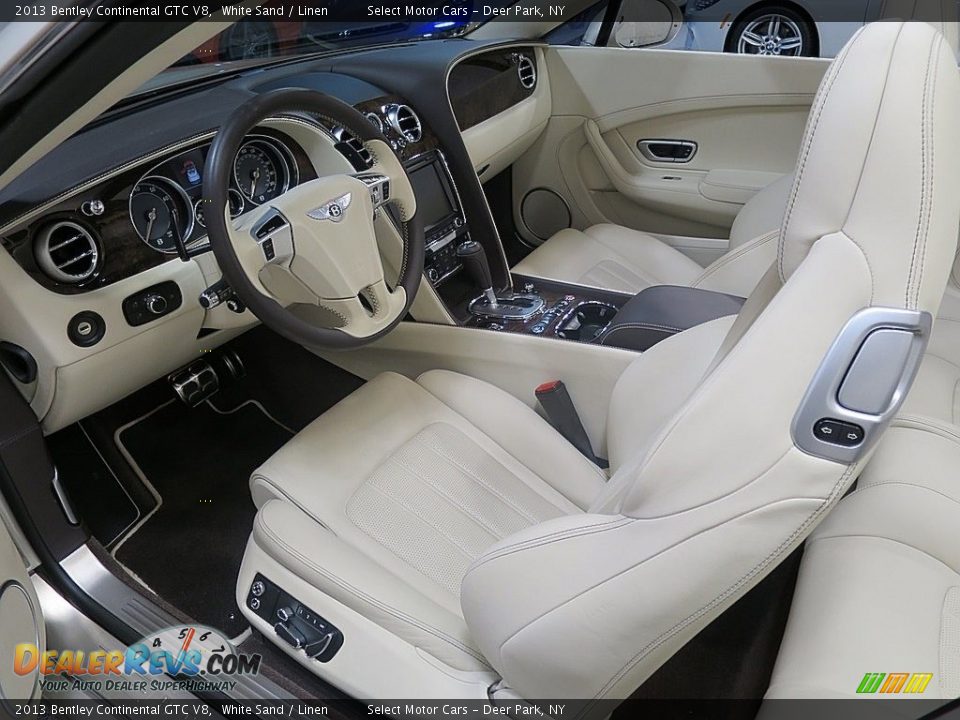 2013 Bentley Continental GTC V8 White Sand / Linen Photo #18