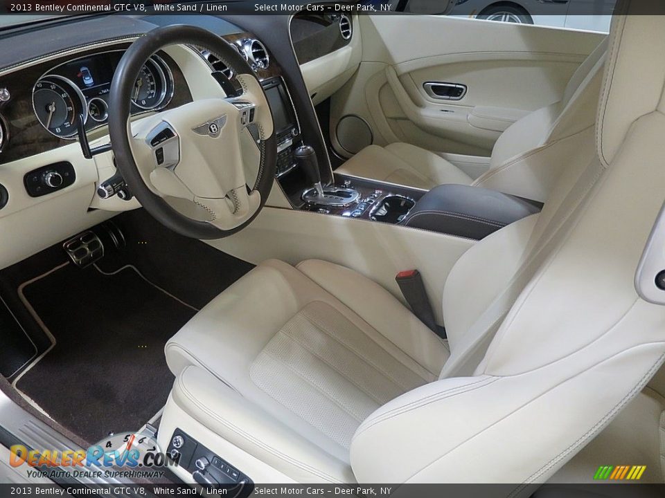 2013 Bentley Continental GTC V8 White Sand / Linen Photo #19