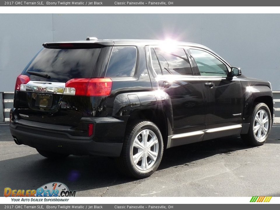 2017 GMC Terrain SLE Ebony Twilight Metallic / Jet Black Photo #2