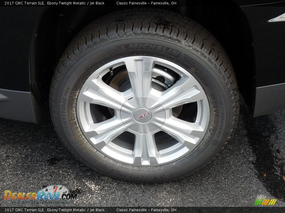 2017 GMC Terrain SLE Ebony Twilight Metallic / Jet Black Photo #5