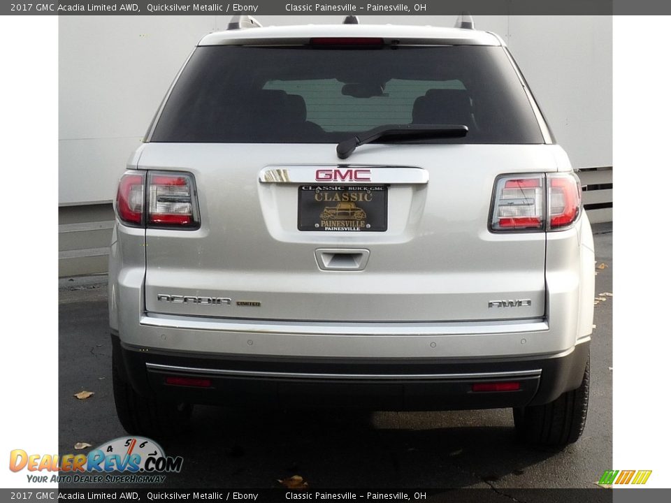 2017 GMC Acadia Limited AWD Quicksilver Metallic / Ebony Photo #3