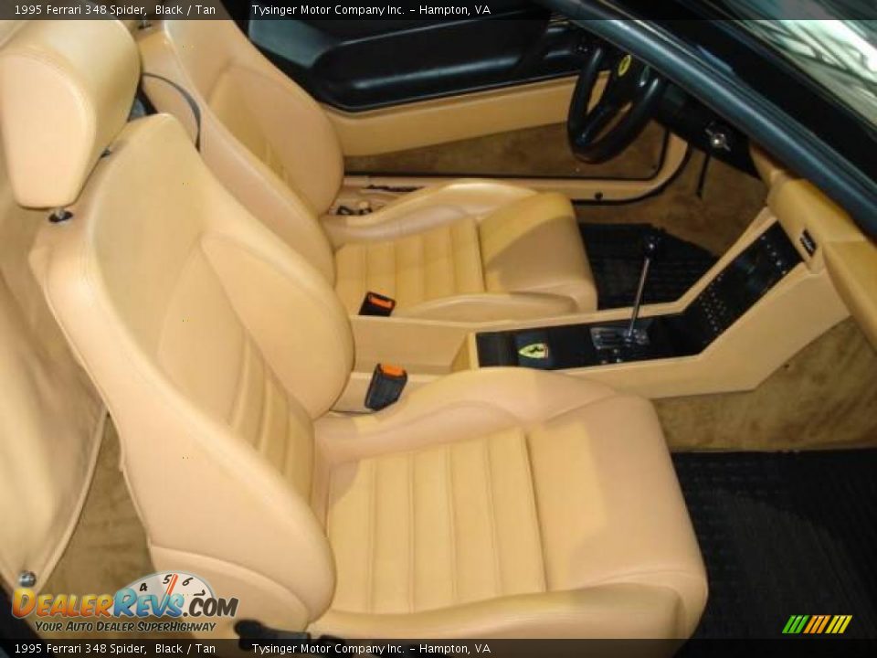 1995 Ferrari 348 Spider Black / Tan Photo #11