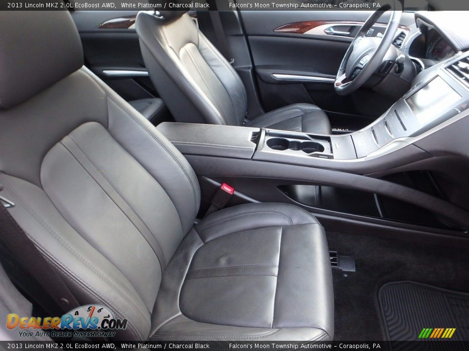 2013 Lincoln MKZ 2.0L EcoBoost AWD White Platinum / Charcoal Black Photo #10