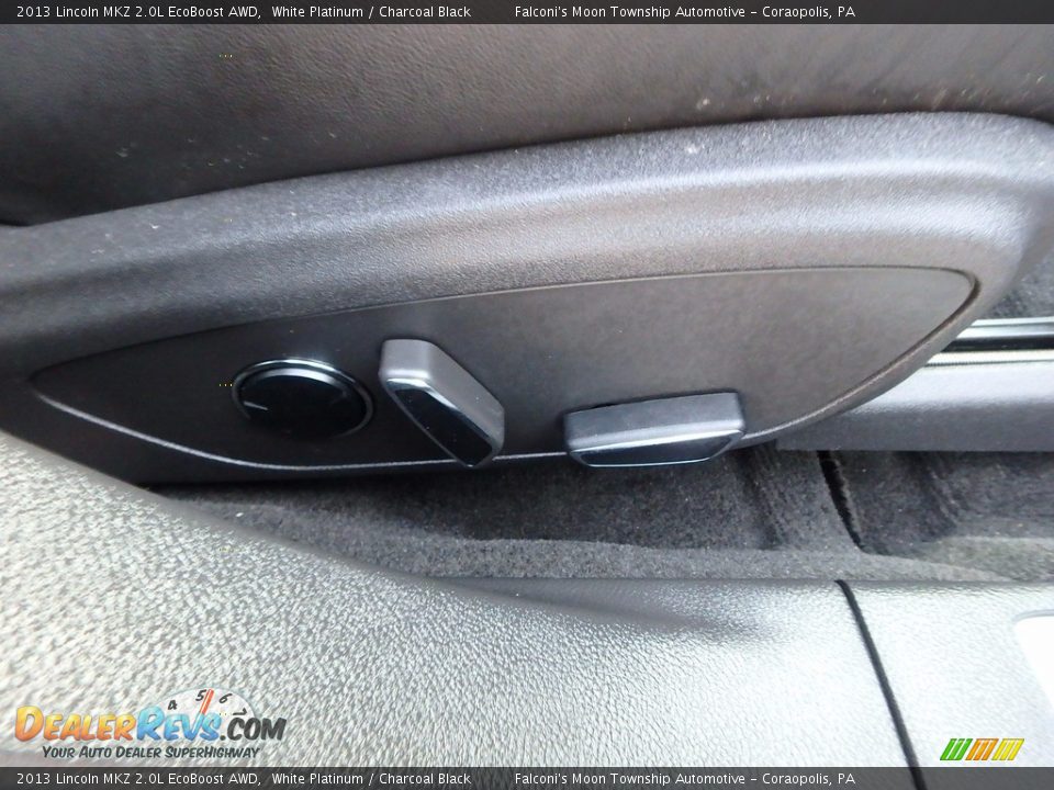 2013 Lincoln MKZ 2.0L EcoBoost AWD White Platinum / Charcoal Black Photo #13