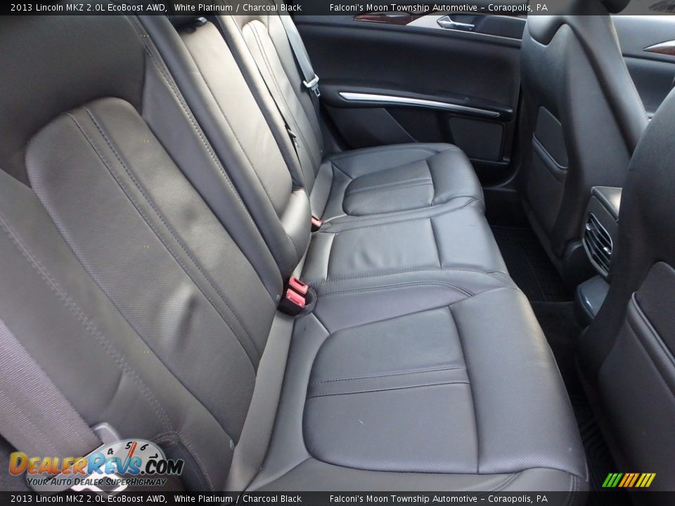 2013 Lincoln MKZ 2.0L EcoBoost AWD White Platinum / Charcoal Black Photo #14