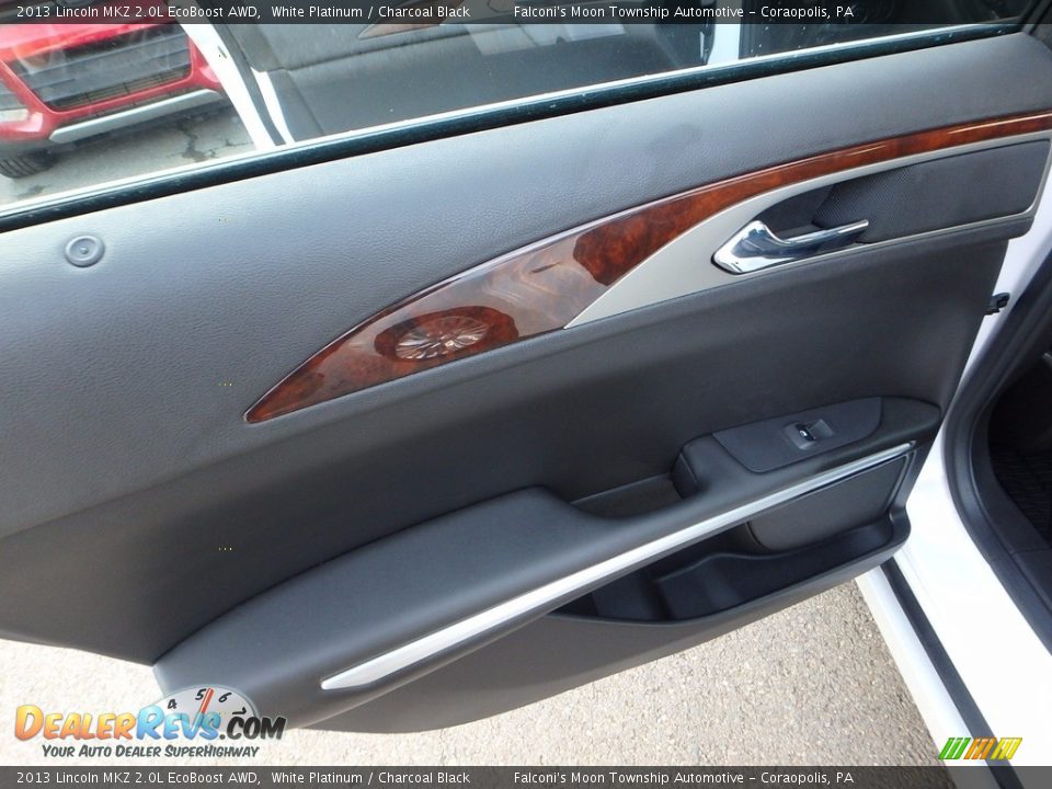2013 Lincoln MKZ 2.0L EcoBoost AWD White Platinum / Charcoal Black Photo #18