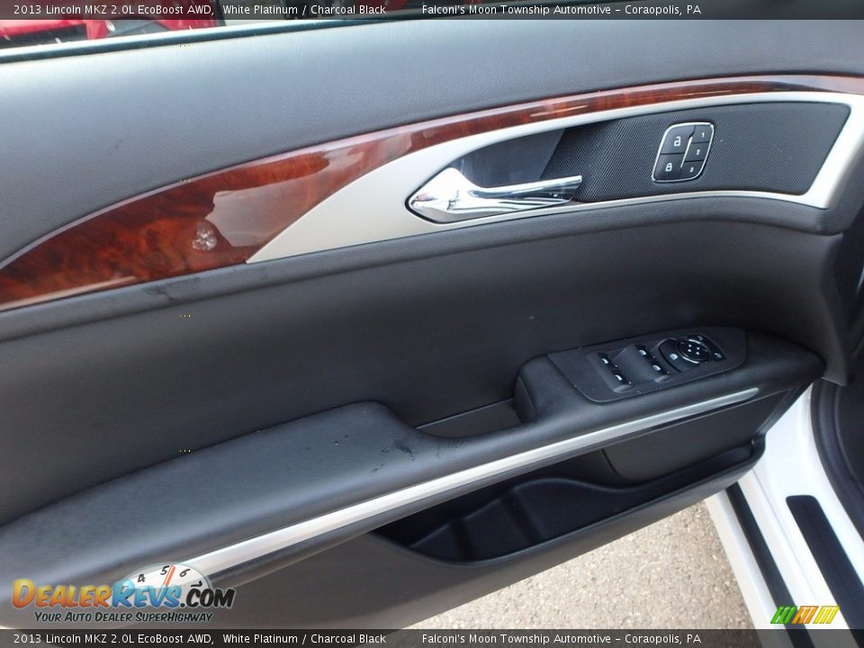 2013 Lincoln MKZ 2.0L EcoBoost AWD White Platinum / Charcoal Black Photo #19