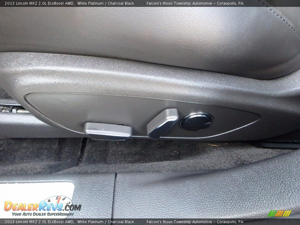 2013 Lincoln MKZ 2.0L EcoBoost AWD White Platinum / Charcoal Black Photo #20