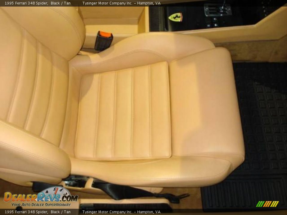 1995 Ferrari 348 Spider Black / Tan Photo #12