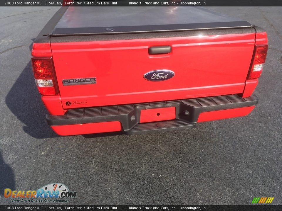 2008 Ford Ranger XLT SuperCab Torch Red / Medium Dark Flint Photo #8