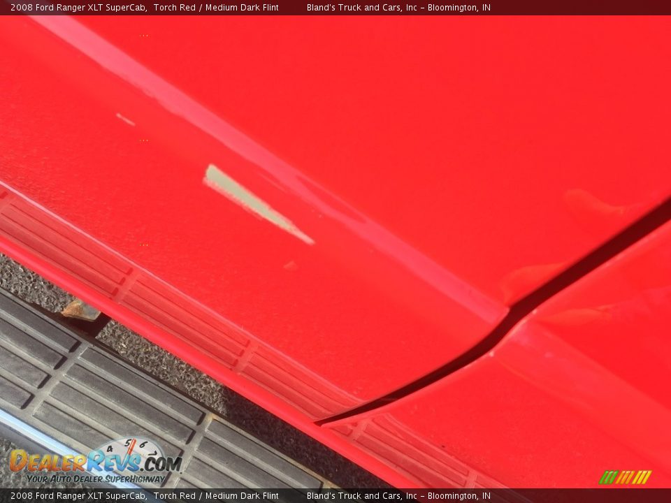 2008 Ford Ranger XLT SuperCab Torch Red / Medium Dark Flint Photo #12