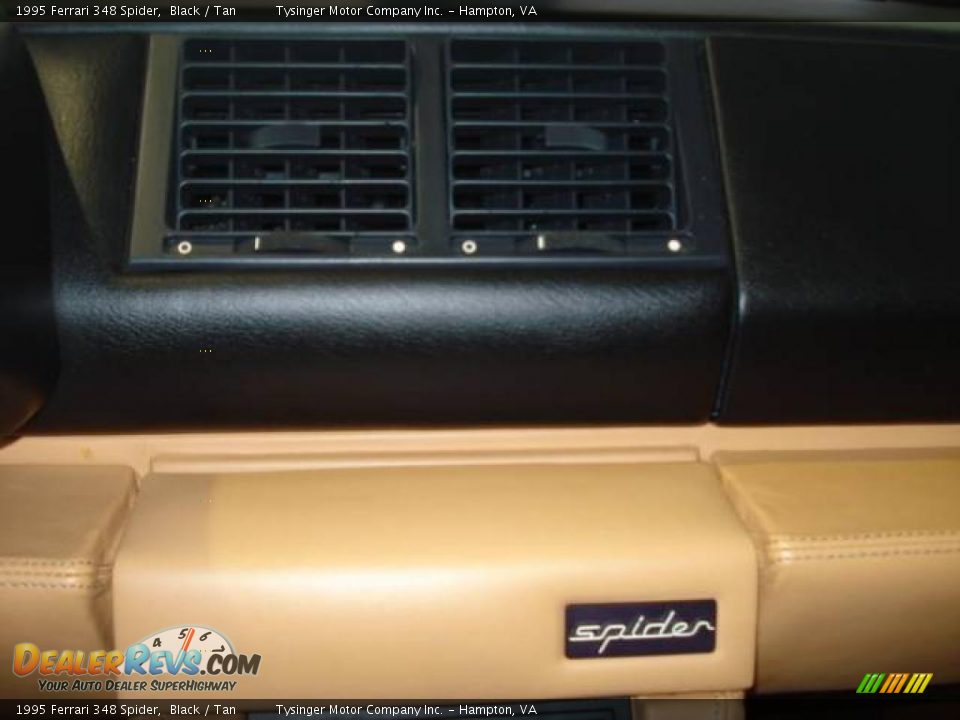 1995 Ferrari 348 Spider Black / Tan Photo #18