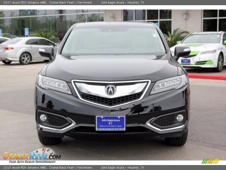 2017 Acura RDX Advance AWD Crystal Black Pearl / Parchment Photo #2