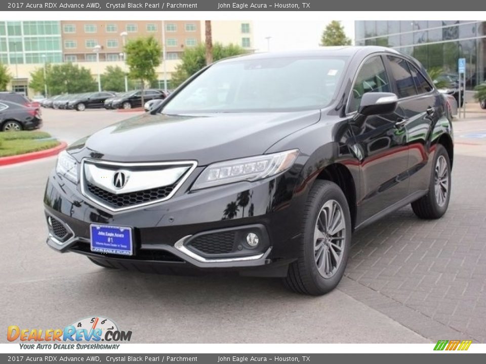 2017 Acura RDX Advance AWD Crystal Black Pearl / Parchment Photo #3