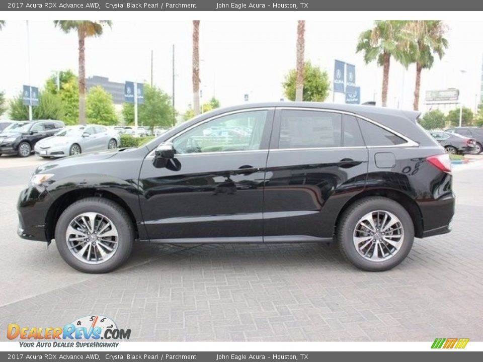 Crystal Black Pearl 2017 Acura RDX Advance AWD Photo #4